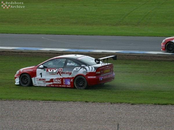 Muller runs wide